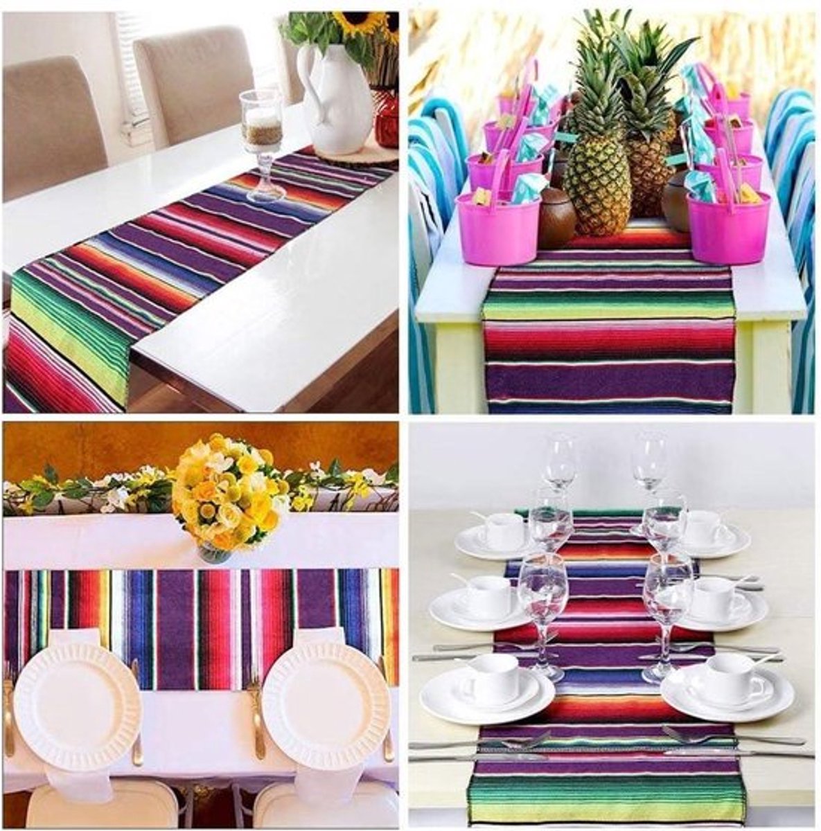 Mexicaanse tafelloper 14x84 inch Inovra Plus