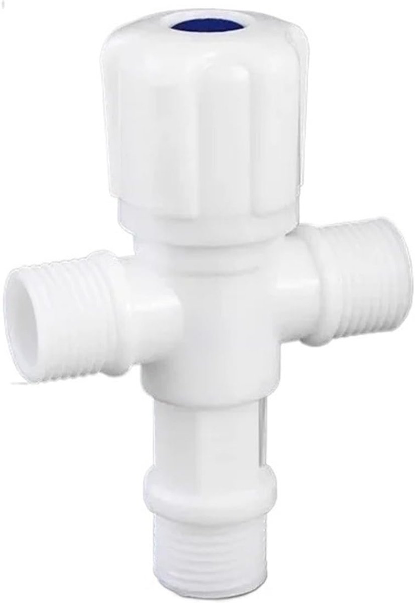 Kraan Hoekventiel - Waterstopkraan Keuken - Onderhoud en Reparatie - Keramische Klepkern - G1/2 Aansluiting - Wit