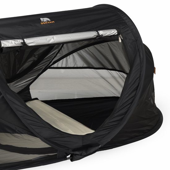 Deryan Peuter Luxe Campingbedje - Inclusief zelfopblaasbare matras - Zwart van Deryan — afbeelding 3