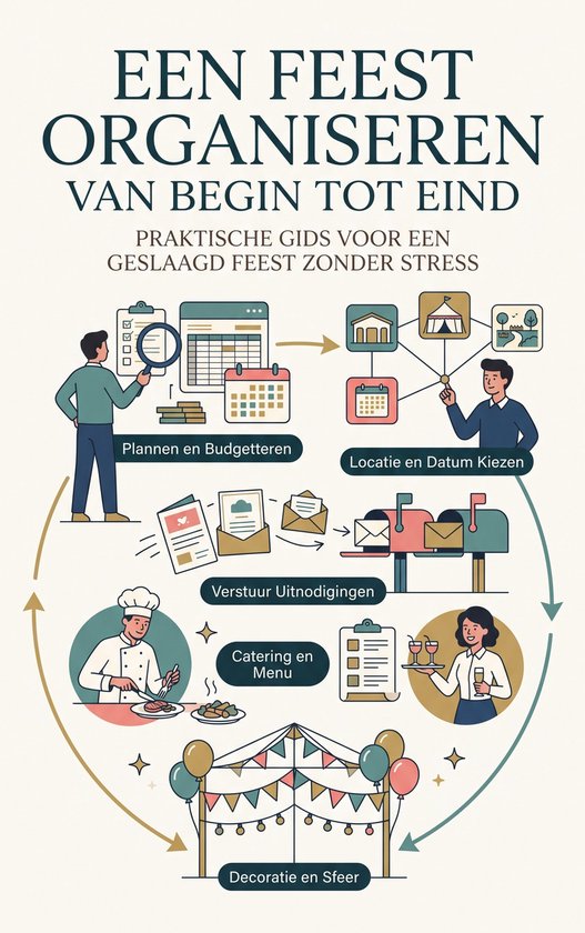Een feest organiseren van begin tot eind - cover