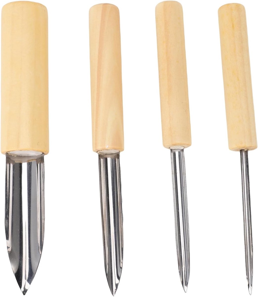 Halve Cirkel Snijders - Klei Gereedschap - Keramiek Maken - 4-Delige Set - 5-15 mm - Niet gespecificeerd