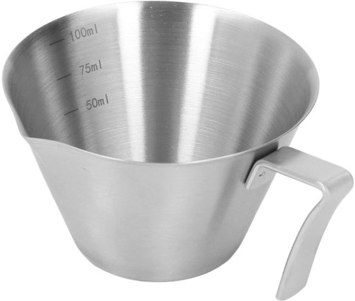 Dailygoody - Espresso Maatbeker - Koffiemaatbeker - Roestvrij staal - 100 ML