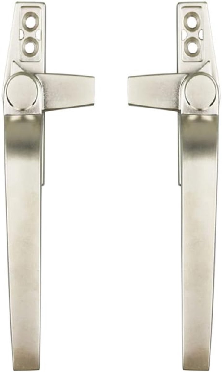 Raam Handvat Vergrendeling - Venster Sluiting - Veilige Sluiting - Antidiefstal Kern - 114mm Lengte - Geborsteld Staal