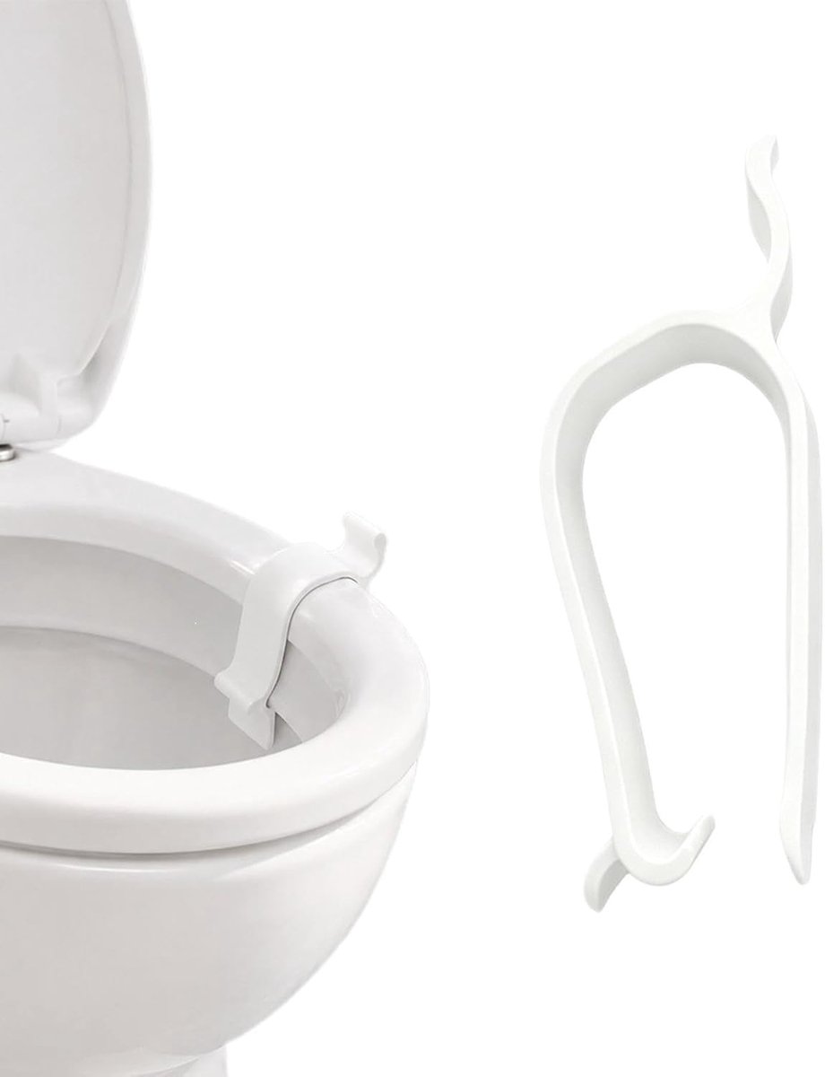WC Bumpers - Toilet Stopper - Badkamer Stabiliteit - Krasbestendig Materiaal - 30x50 mm - Wit
