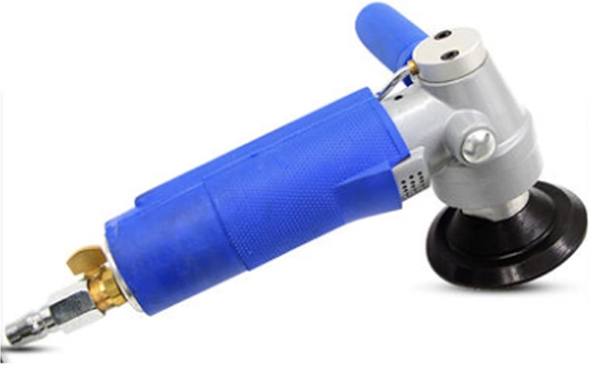Pneumatische Polijstmachine - Watermolen Machine - Steen Bewerken - Nauwkeurige Controle - 3 Inch Schijf - Grijs