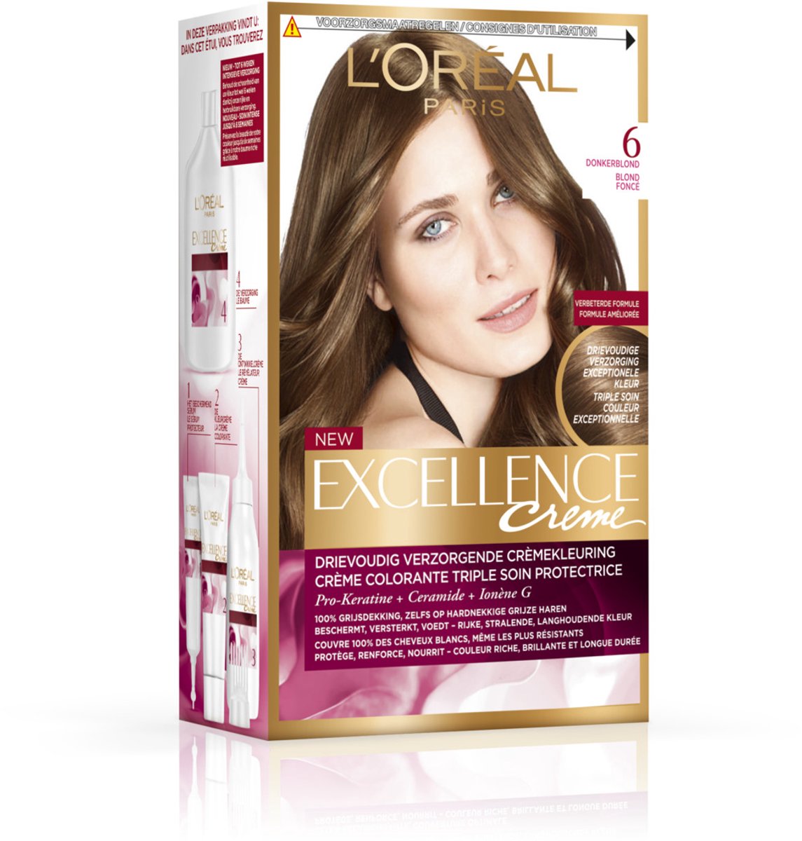 L'Oréal Paris Excellence Crème 6 - Donkerblond - Haarverf