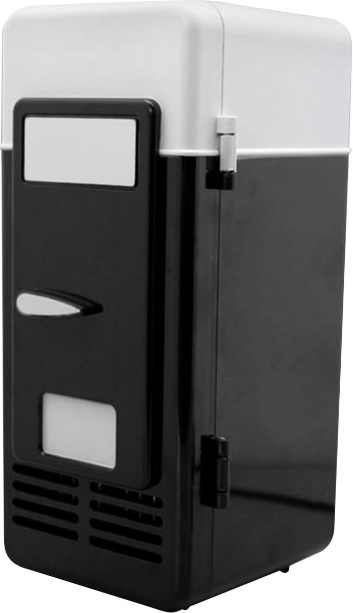Persoonlijke Koelkast - Mini Koeler - Dranken Koelen - Stil Geluidsniveau - Compact Formaat - Zwart