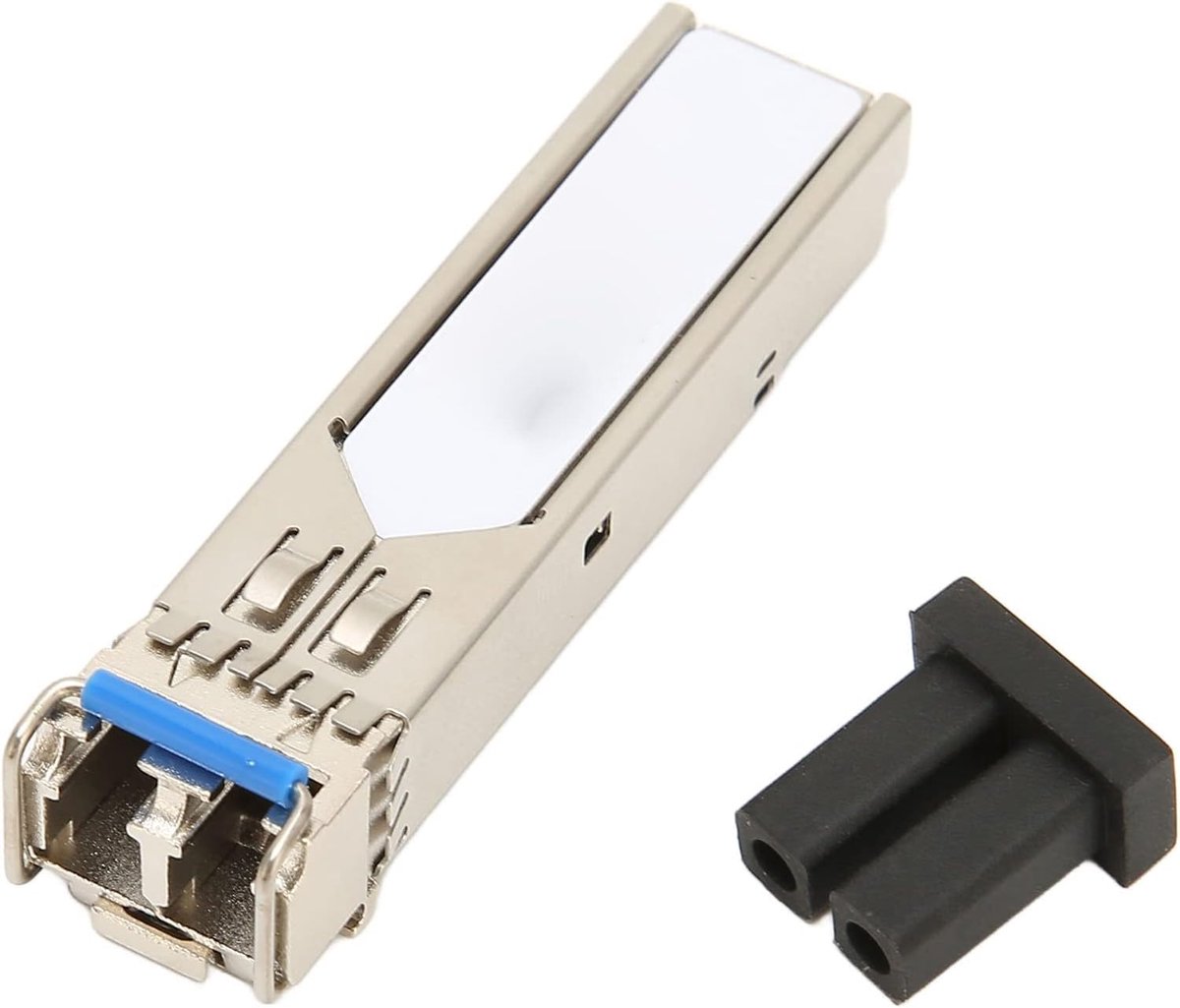 SFP Transceiver Module - Glasvezel Zender - Netwerk Uitbreiding - 10km Bereik - 1.25GB/s Snelheid - Zilver