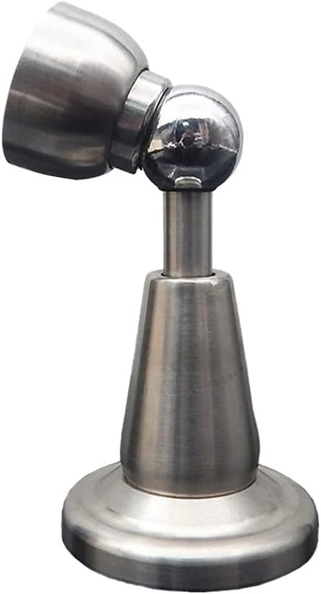 Deurstopper - Houders Deur - Deur Stil Houden - Soft-Catch Technologie - 118mm Lengte - Zilver