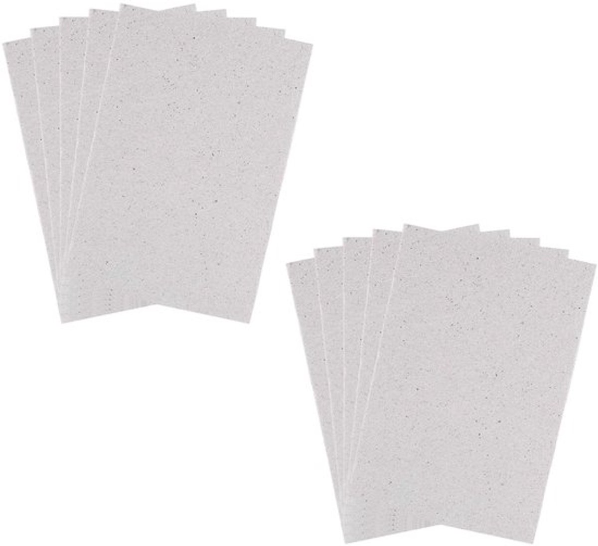 Allecto - Magnetronplaat - Mica - Bescherming - Grijs - Universieel - 10 stuks