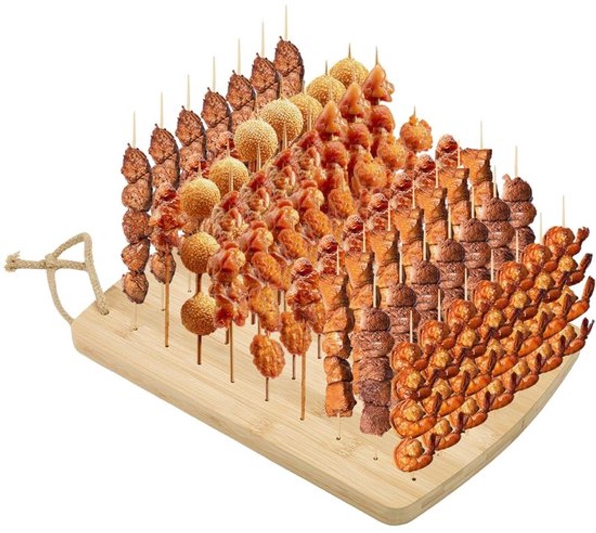 Houder voor bamboe voedselspiesjes Dailygoody Fruit Kabobs