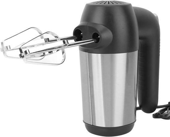 Elektrische Handmixer - Keukenmixer Garde - Snel Mixen Bakken - 450W Krachtige Motor - 19x15x8 cm - Zwart — afbeelding 3