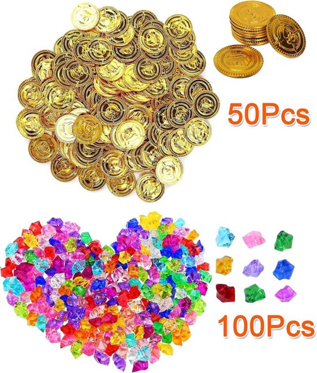 Piratenschat Allecto Plus: 150 gouden munten voor kinderen
