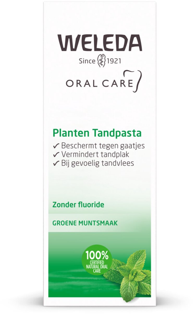 Bol.com WELEDA Tandpasta Planten - 4 x 75 ml - Voordeelverpakking aanbieding