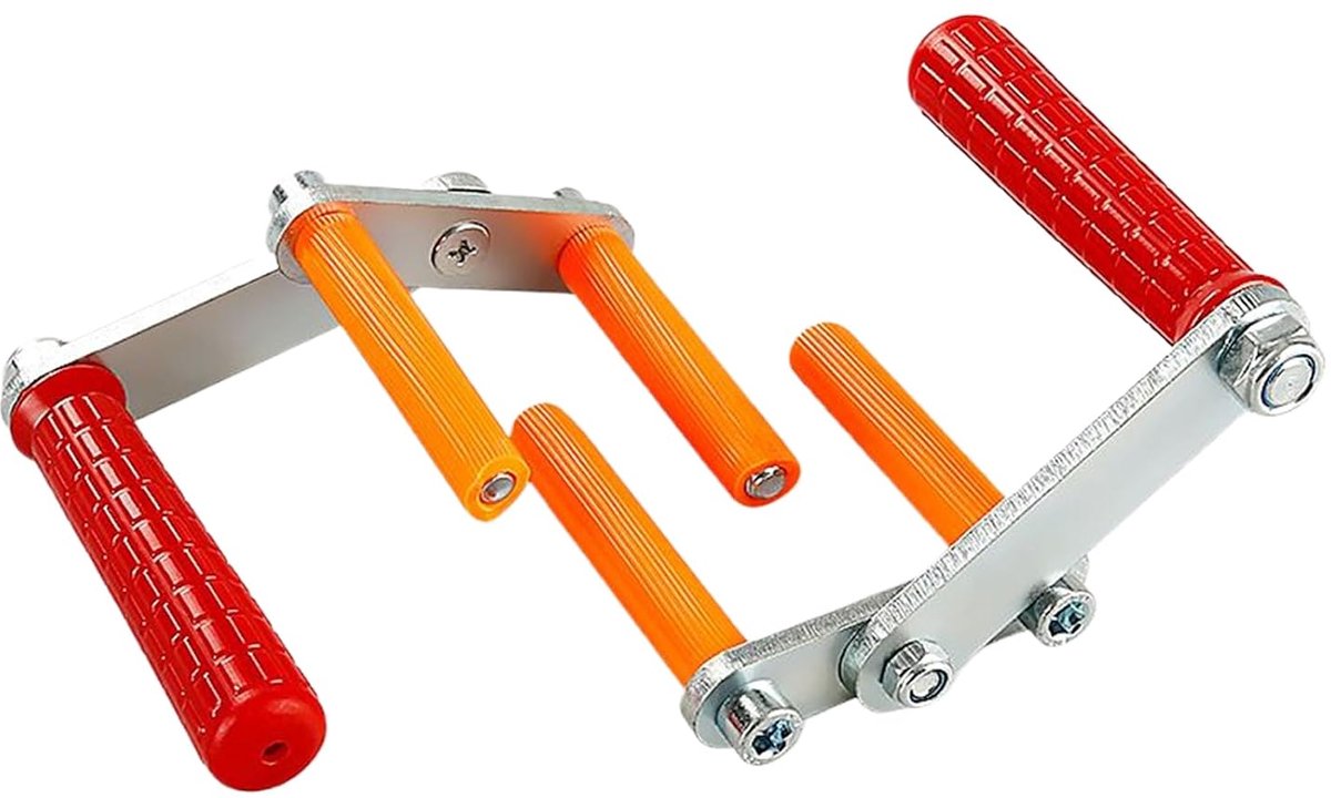 Paneeldrager - Paneelverplaatser Grijper - Plaatmateriaal Hanteer - Verstelbare Klem - 115 kg draagvermogen - Roodachtig Oranje