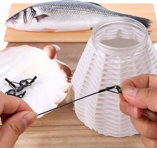 SnelShoppen - Repair Kit 8-delig, Rvs Vervangende Hengel Tips, Gidsringen, Hengel Reparatie Set, Keramisch, Gidsringen voor Zoet- en Zoutwater Hengels van Snelshoppen — afbeelding 3