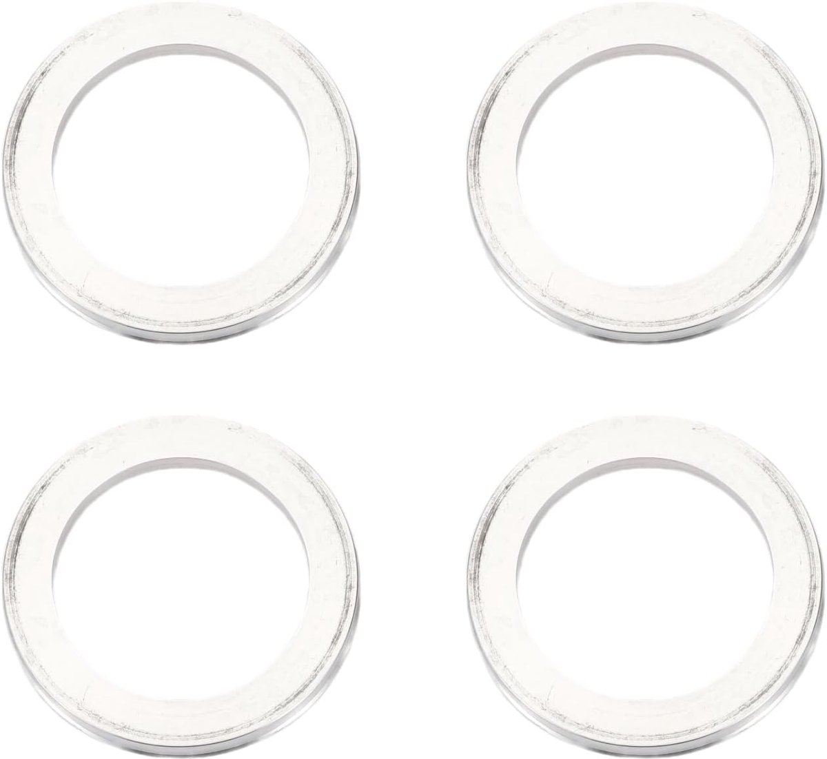 Hub Centric Rings 106mm OD 78.1mm ID - Aluminiumlegering - Zilverkleurig - Voor optimale pasvorm - ShopVlot