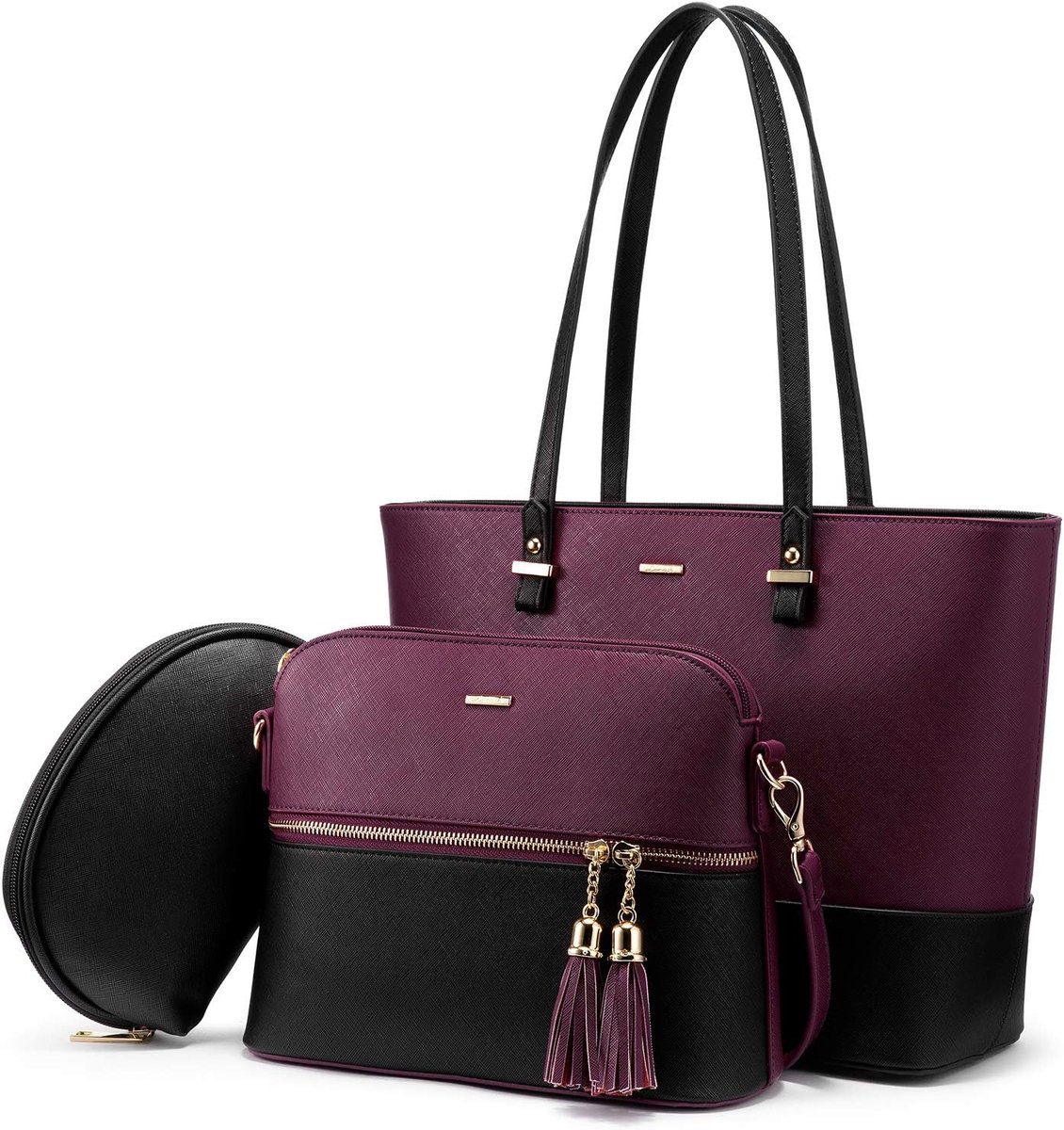 Handtas Dames Shopper Schoudertas Dames Handbags Set Women Grote Damestas Handtassen Set voor Dagelijks Werk
