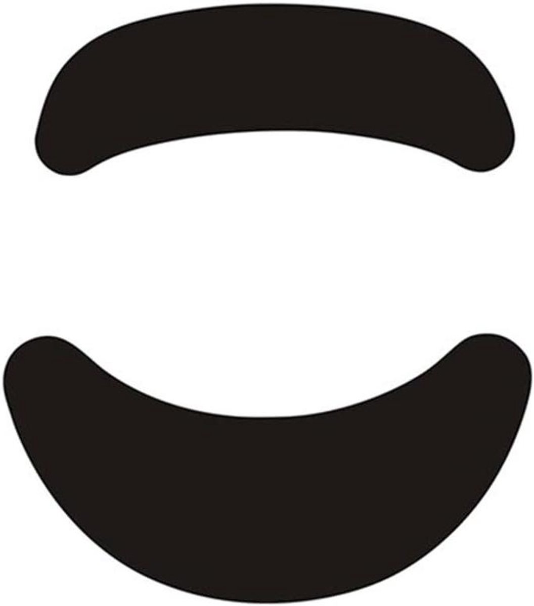 Muisvoetjes - Glijders Sticker - Gaming Prestaties Verbeteren - Dubbelzijdig Plakband - 0.8mm Dikte - Zwart