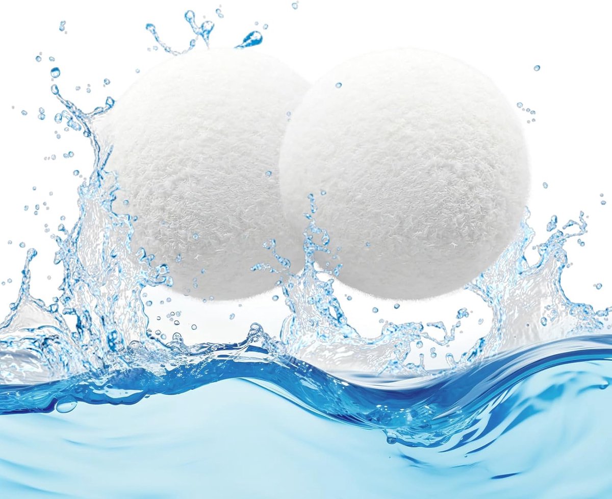 2 stuks olieabsorberende schuimballonnen, schuimabsorberende ballen voor whirlpool, herbruikbaar whirlpool-accessoire, hot tub pool-schuimabsorber voor whirlpools, spa, zwembad