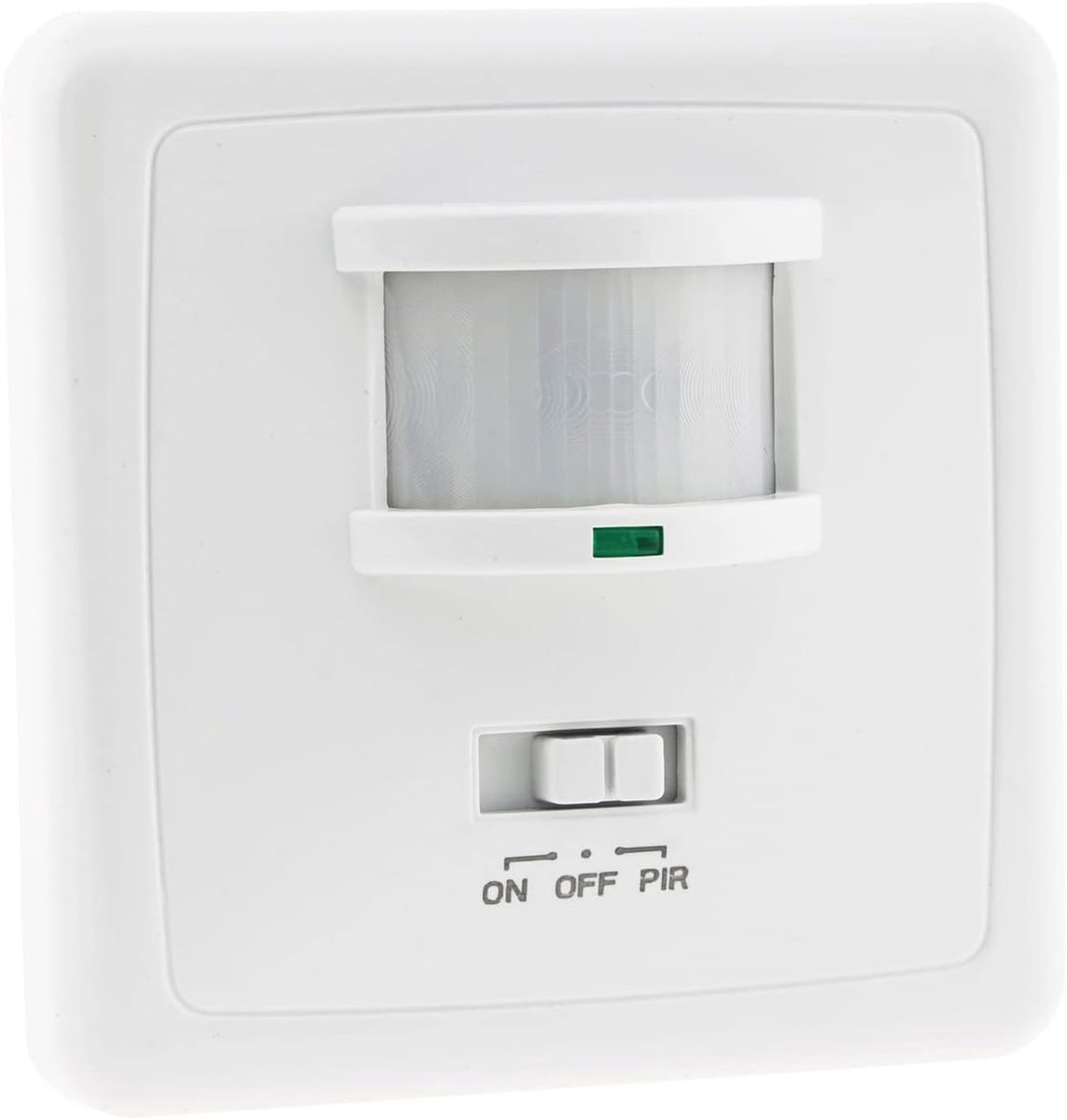 PIR-bewegingsmelder 160° LED geschikt, 3-draads technologie, wit | Instelbaar, 3-draads 230 V, 9 m bereik, geschikt voor led, parallelle schakeling, wandmontage