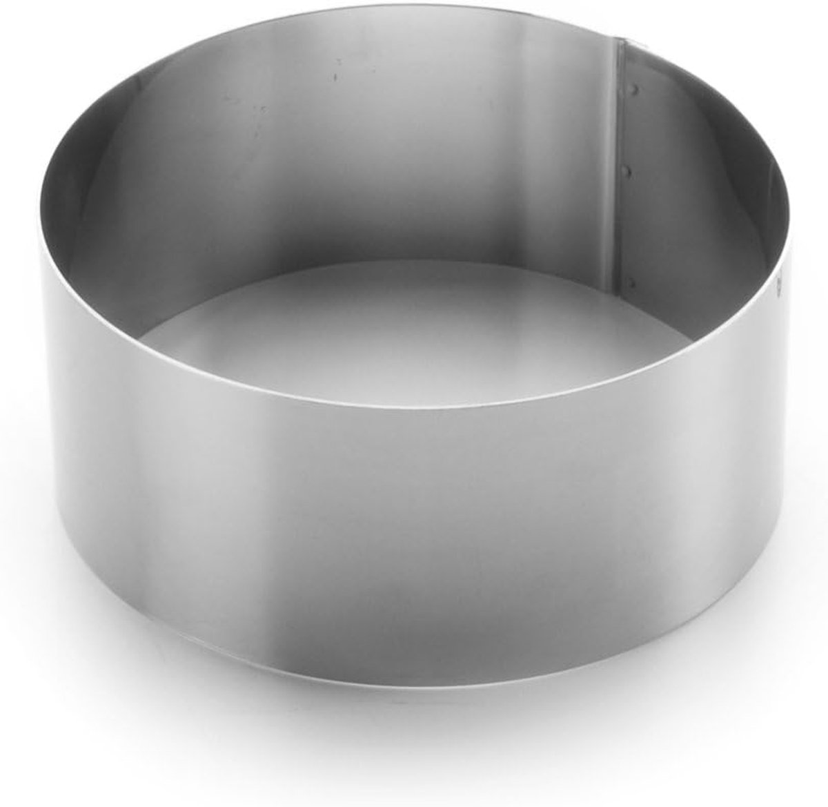 RONDE RINGVORM - 18/10,14 x 6 cm,Zilver