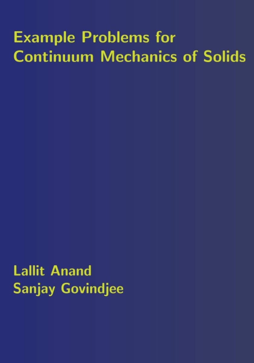 Problems for Continuum Mechanics of Solids