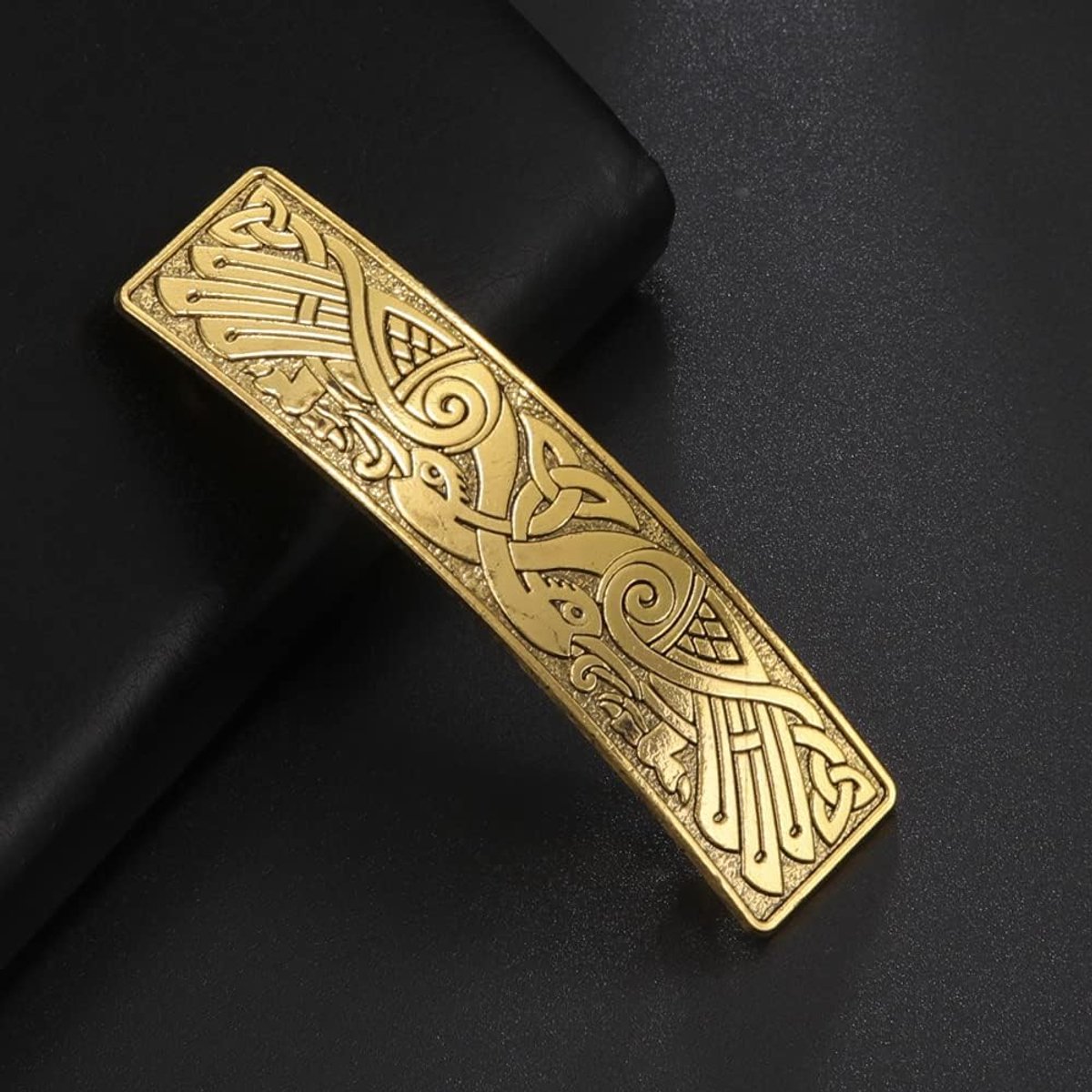 Flying Birds Kraan Haarspeld Grote Handgemaakte Metalen Haarspeld Frans Vintage Viking Haarspeld