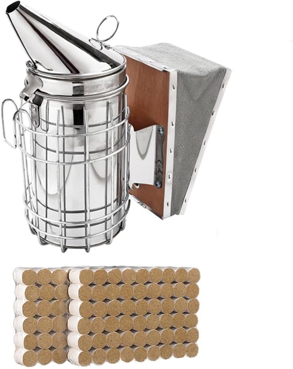 Rooker Kit en Gereedschap - Bijenroker Bijenkorf Rooker voor Bijenteelt/Imker Sluier Hoed