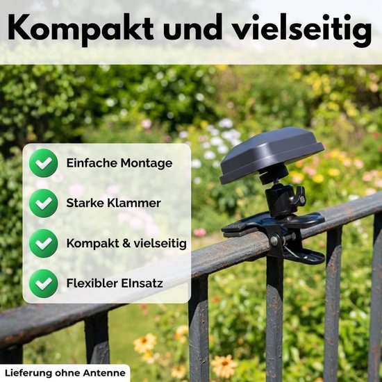 Klemhouder voor Robotmaaiers RTK compatibel met Segway Navimow i105E i108E H500E-VF H800E-VF H1500E-VF H3000E-VF Maairobot Antennehouder Antenne Accessoires — afbeelding 2