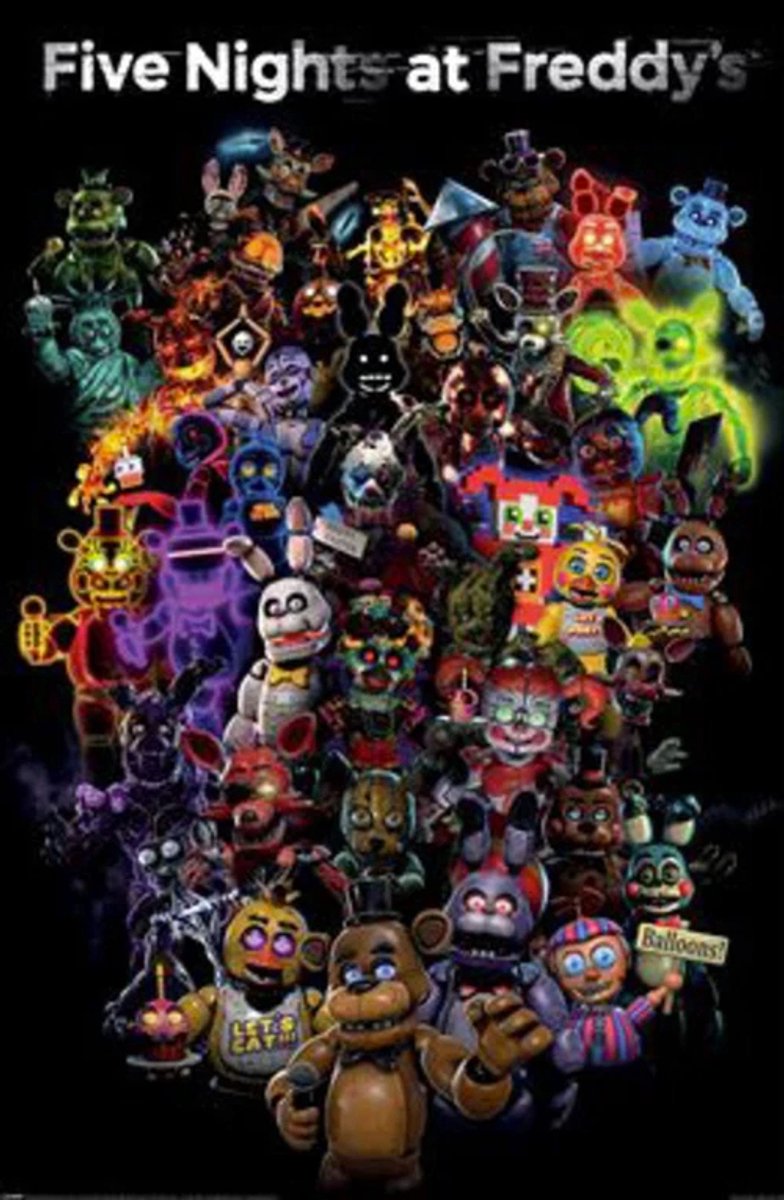 Pyramid Poster Five Nights at Freddies - Collage 61x91,5cm Divers