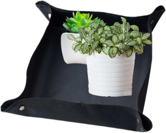 SnelShoppen - Plantmat - Waterproof Plantmat - Tuin Plant Verpotmat - 75cm x 75cm - Hoogwaardige Oxford Stof - Ideaal voor Binnen en Buiten - Perfect van Snelshoppen — afbeelding 5