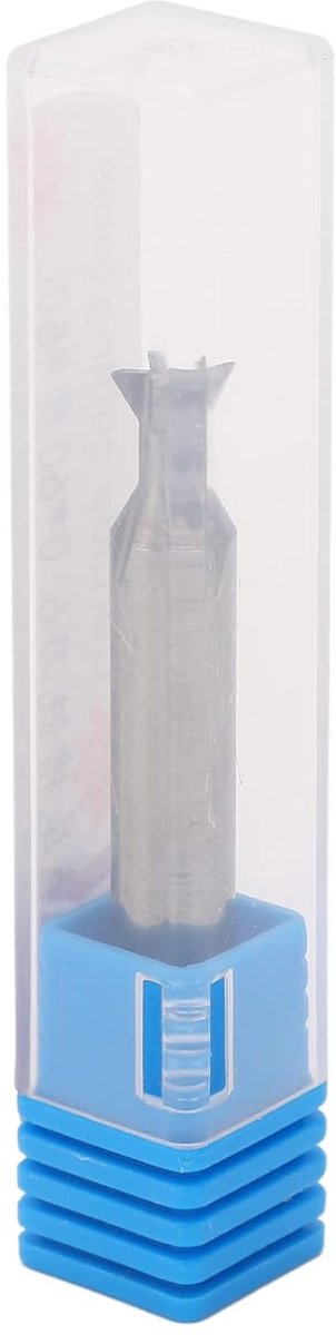 SnelShoppen - Dovetail Freesbit Carbide Dovetail Frees Cutter 6mm Schacht 4 Groeven Snelle Boor Frees Cutter 50mm Lengte Universele Dovetail Frees Cut