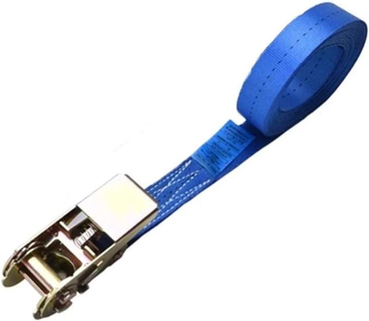 Spanbanden met Ratel - Vastzetbanden Sjorbanden - Goederen Vervoeren - Hoge Treksterkte - 10 meter - Blauw