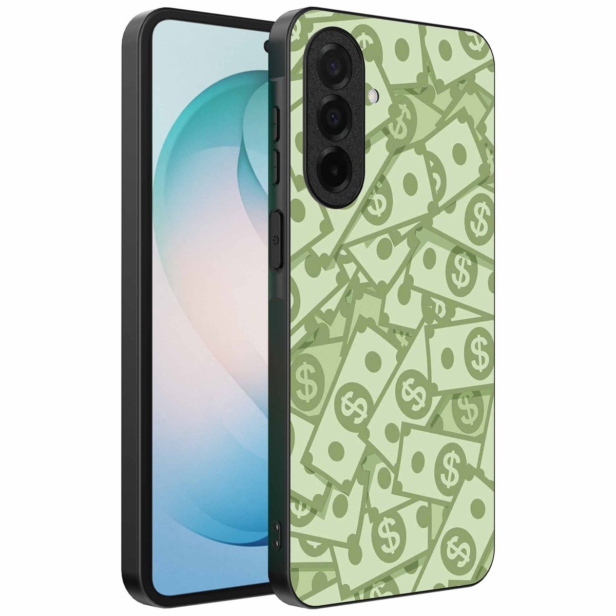 Geschikt voor Samsung Galaxy S26 Plus Telefoonhoesje met Geld Opdruk - TPU Backcover Case With Money Design - Smartphonica geschikt voor Samsung Galaxy S26 Plus