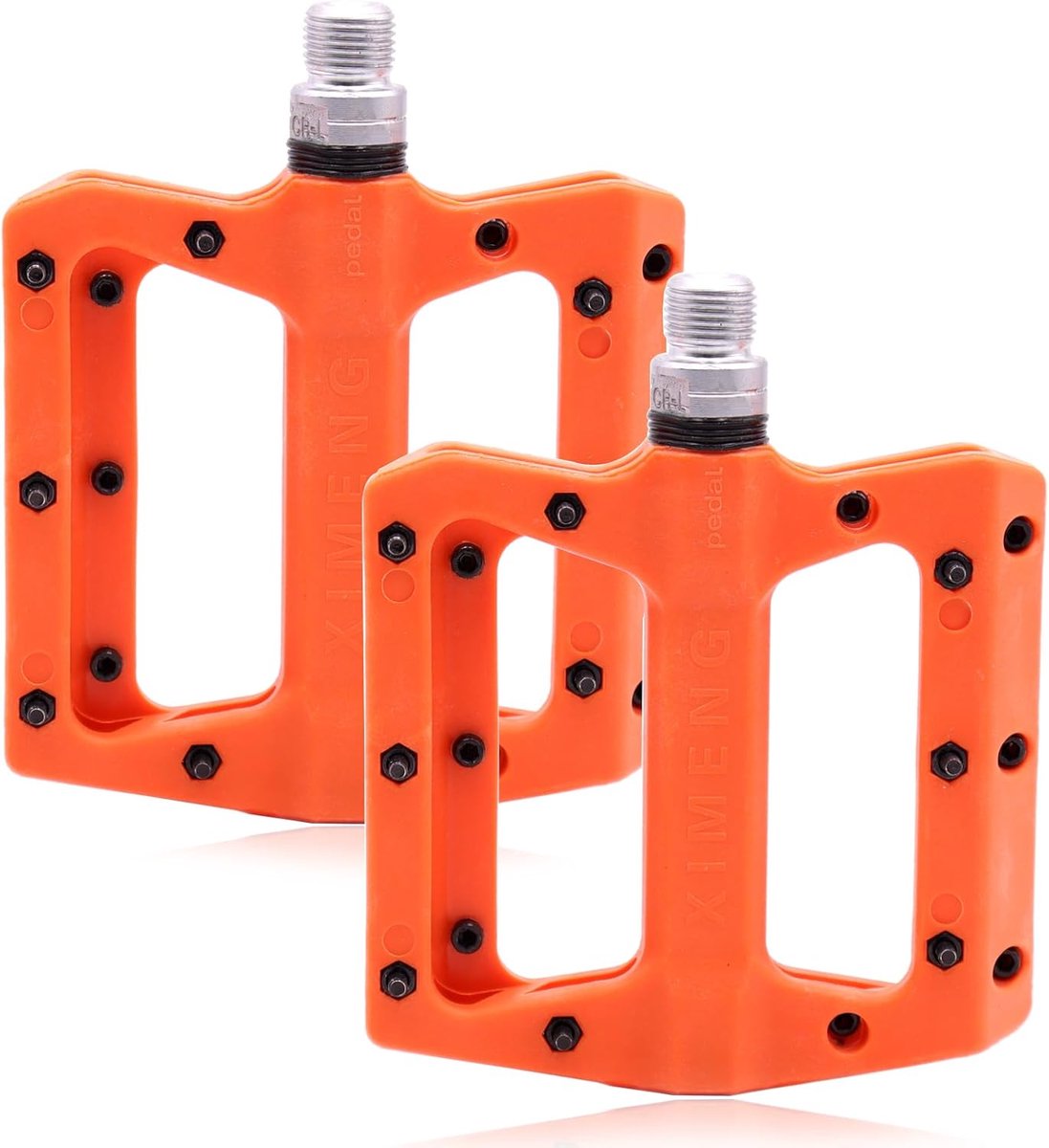 Bicycle Pedals, Pedals Road Bike, Mountain Bike Flat Pedals Nylon Fiber 9/16 Inch,For BMX Road MTB Bicycle - ShopVlot