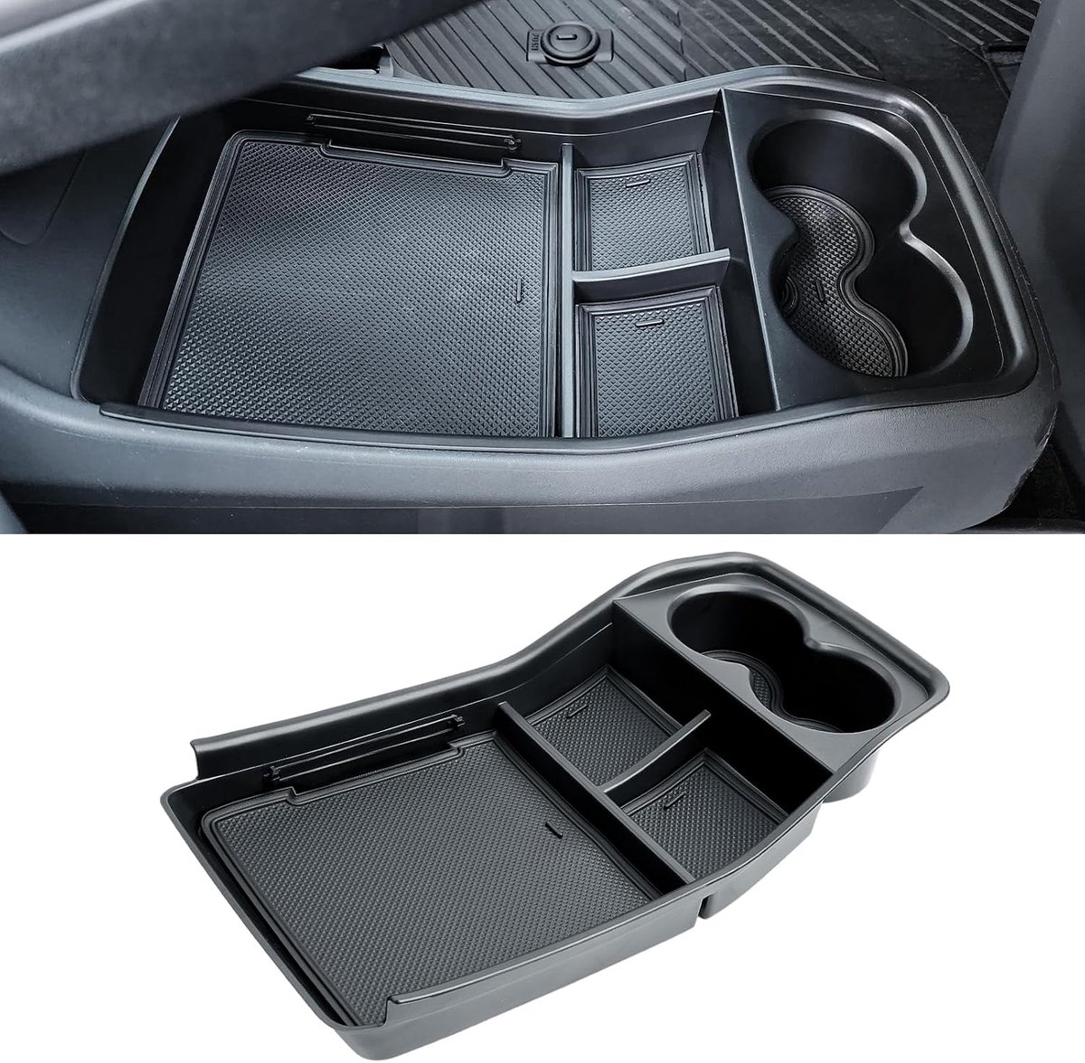 Center console organizer voor Kia EV9 2023-2025 - opslagbox - ruimtebesparend - handige indeling - ShopVlot