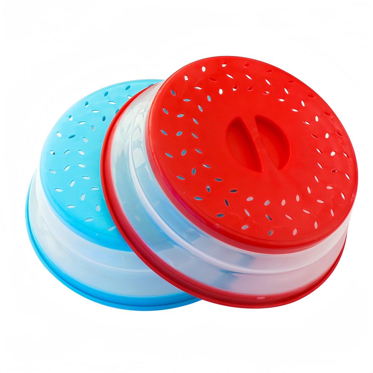 Omgoods - Set van 2 Vouwbare Magnetron Deksel met Handvat