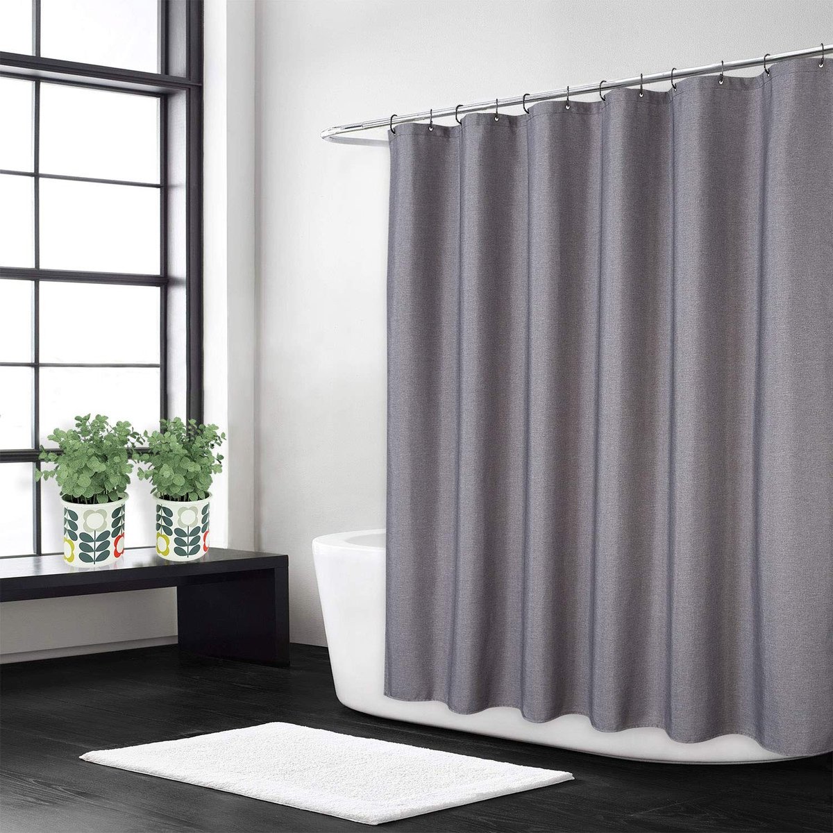 Omgoods - Luxe Douchegordijn van Lijn voor Badkamer 200 x 180 cm