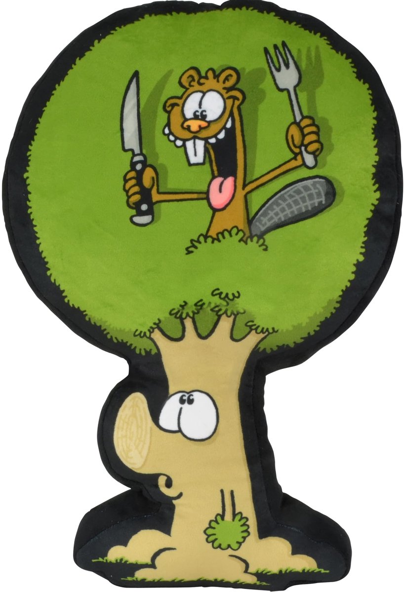 Omgoods - Flanellen Decoratief Kussen met Cartoon Ontwerp 51x31cm
