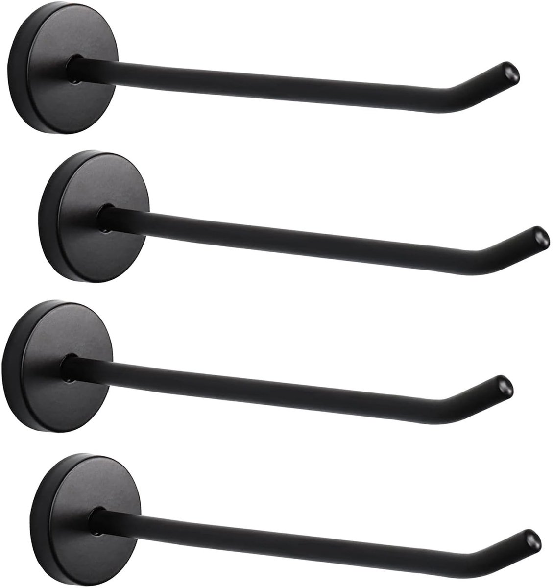 Omgoods - Set van 4 RVS Haakjes voor Wandmontage