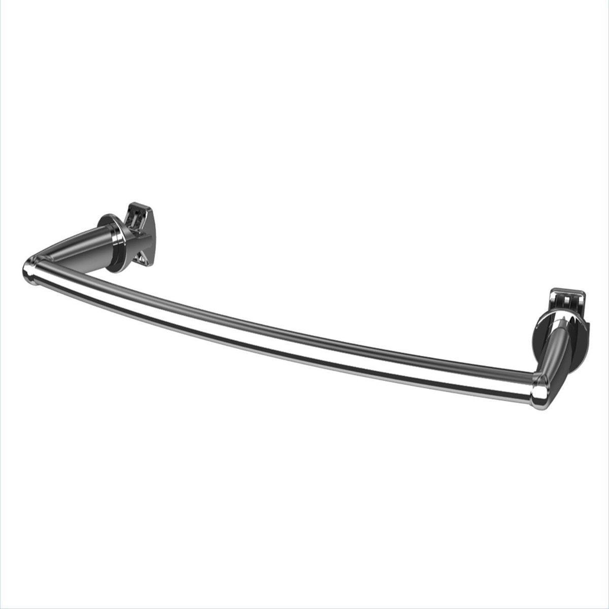 Omgoods - Handdoekbeugel voor Badkamerradiator - 340 mm Chroom