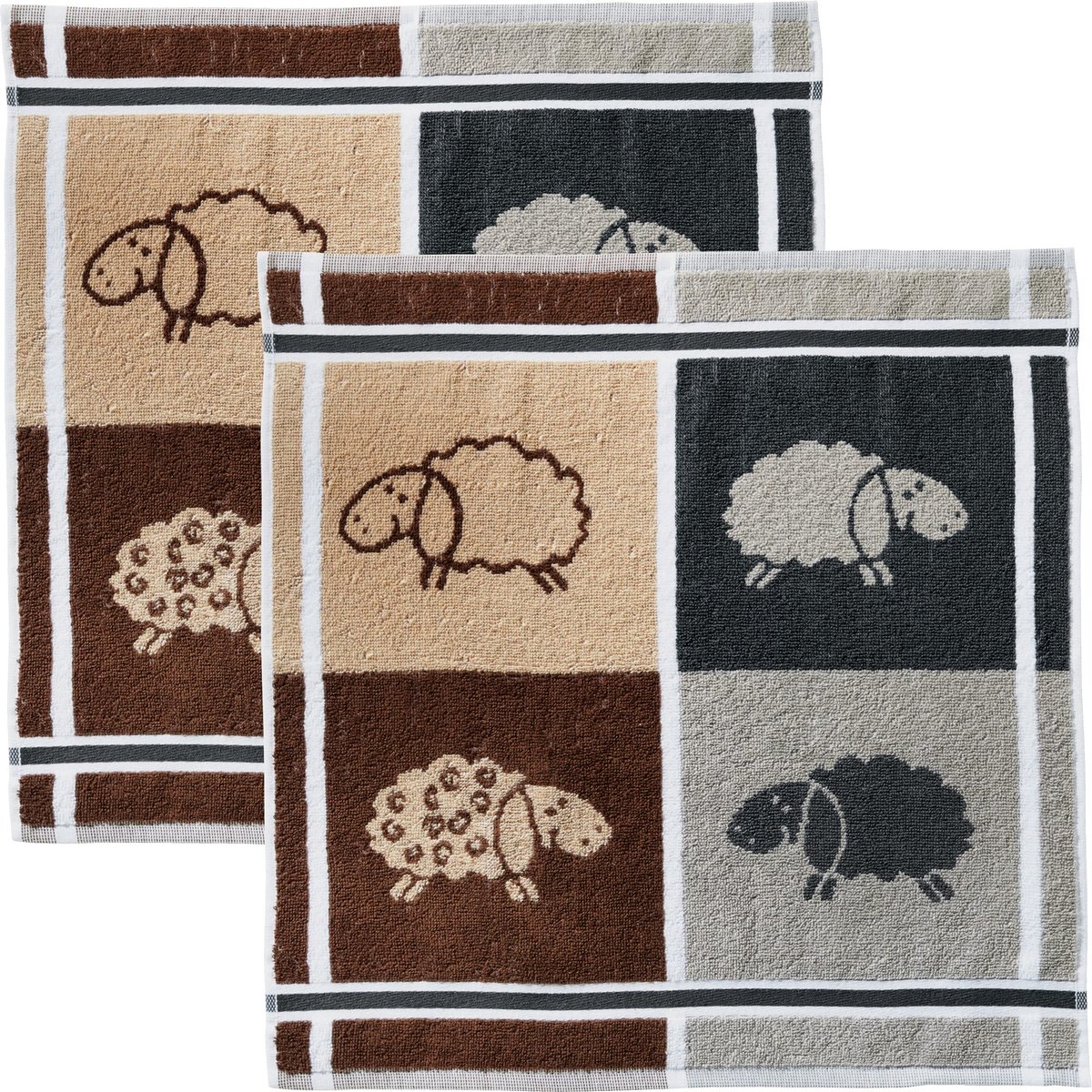 Omgoods - 2-Pack Terry Keukendoeken - 50x50 cm Katoen