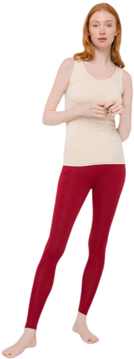 Omgoods - Dames Leggings van Wol en Zijde, Maat 34-48