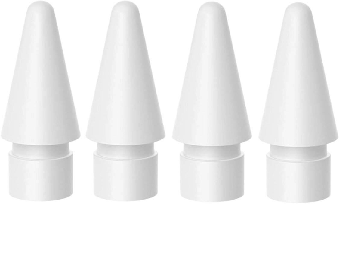 Vervangingskop voor Apple Pencil 1 en 2 Wit