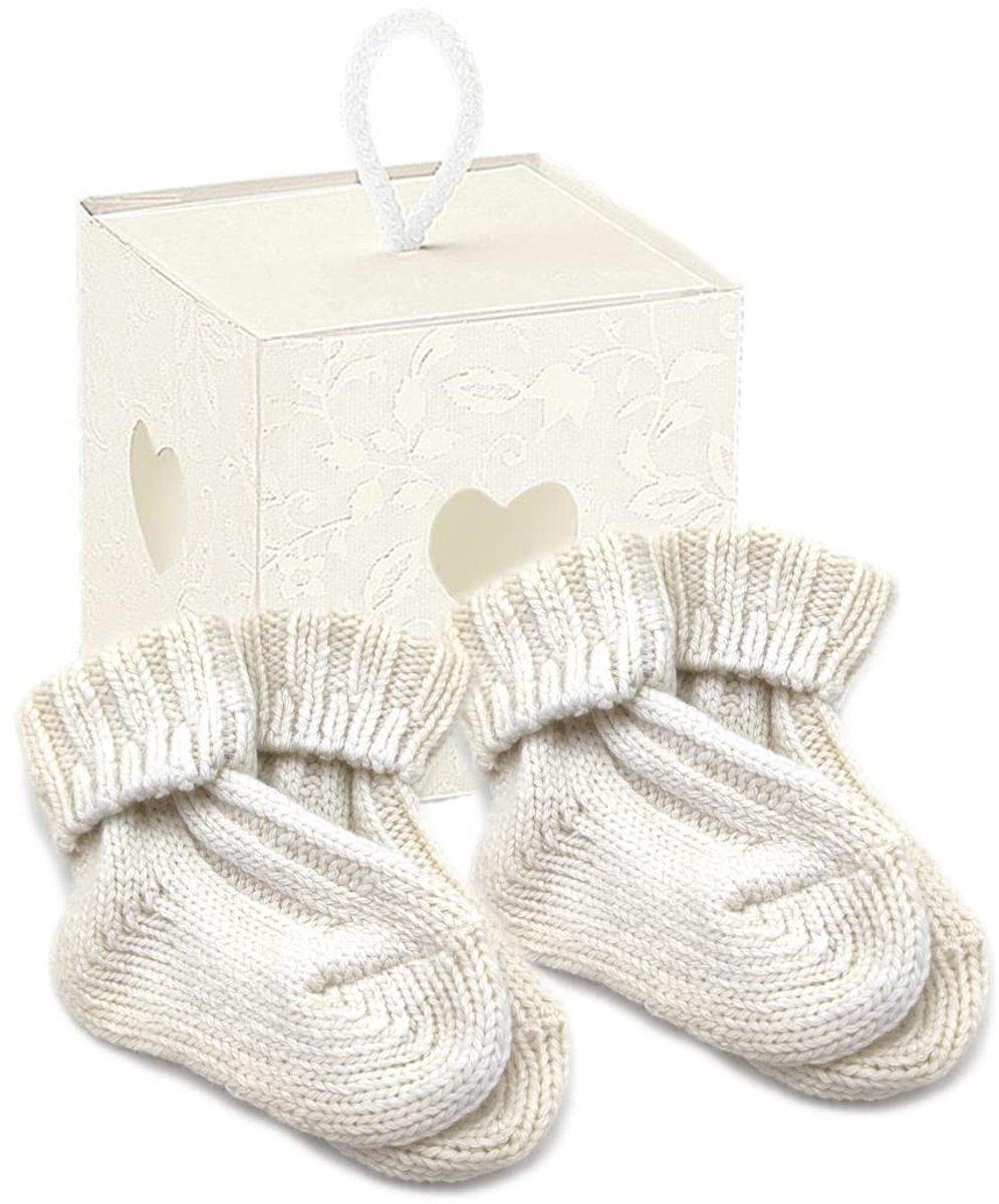 Omgoods - Set van 2 Baby Sokken van Cashmere in Cadeauverpakking