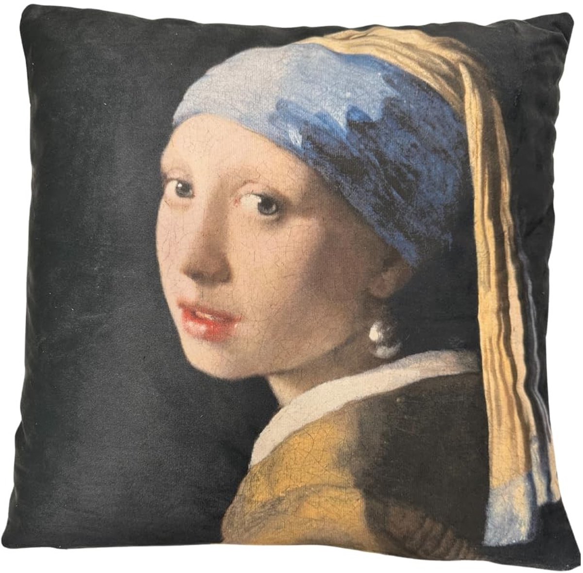 Omgoods - Decoratief Kussen 43 x 43 cm, Meesterwerk geïnspireerd door Klassieke Schilderkunst