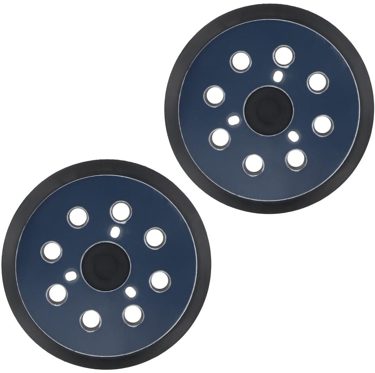 Omgoods - 2 Stuks Vervangende Schuurpads met 8 Gaten voor Excentrische Schuurmachine