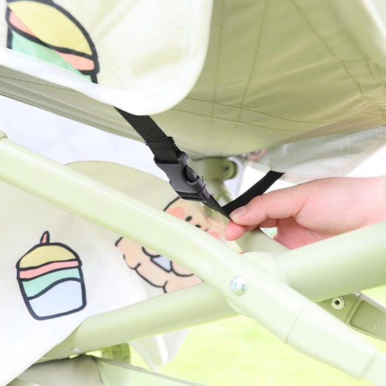 Kinderwagen Voetenzak - Baby Bunting Bag - Baby Warm Houden - Winddicht en Ademend - 42x88x98cm - A — afbeelding 2