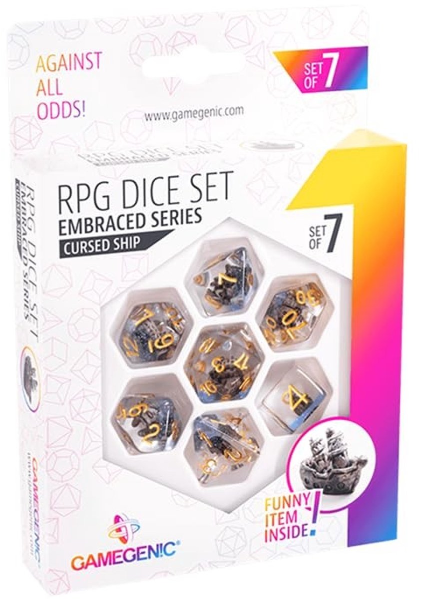 Omgoods - Cursed Ship Dobbelstenen Set van 7 Stuks